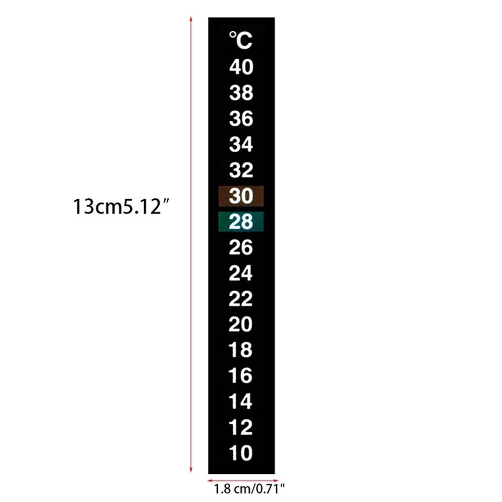 1/3/5Pcs Multi-Functional Digital Liquid Crystal Temperature Stickers Aquarium Thermometer Fishbowl Accessories Temp Meter
