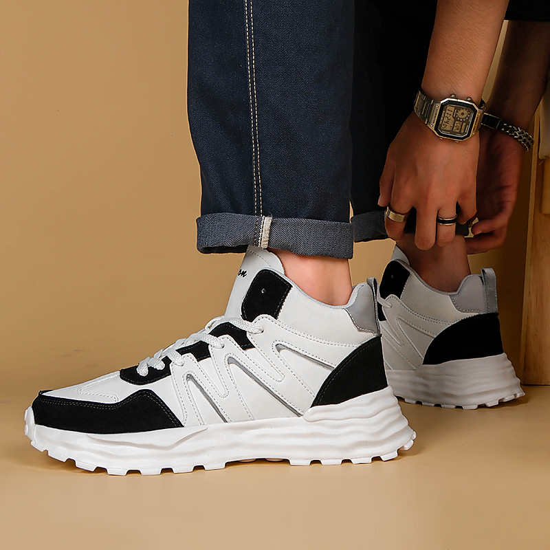 Fashion Ventilation Parkour Running Trainers For Men Vulcanize Man Sneakers High Quality Genuine Mens Shoes Sport News Loafter 2025