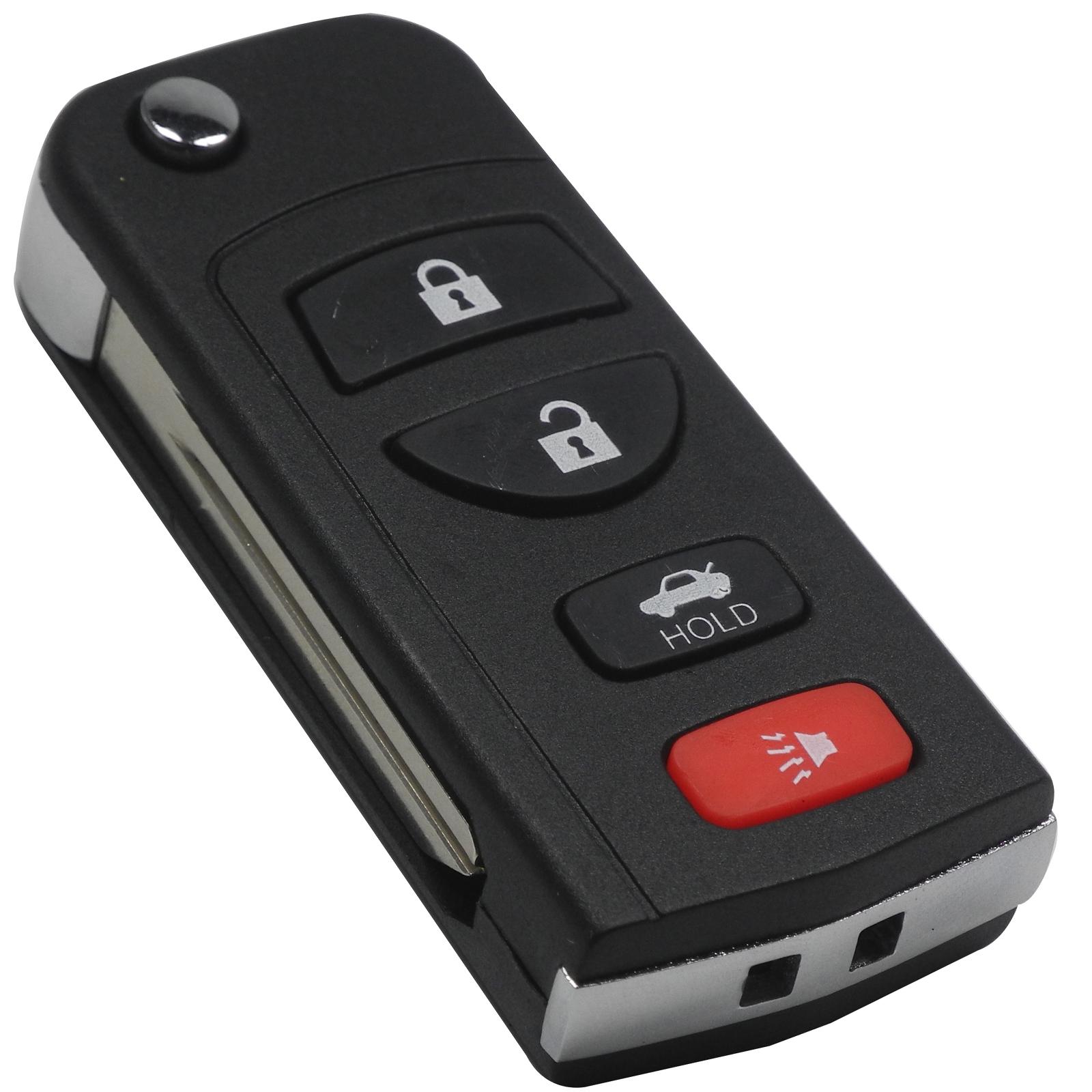 

jingyuqin 3/4 кнопки откидной брелок дистанционного складного ключа автомобиля чехол чехол для Nissan Infiniti автомобильный ключ защитный чехол сожжены оранжевый