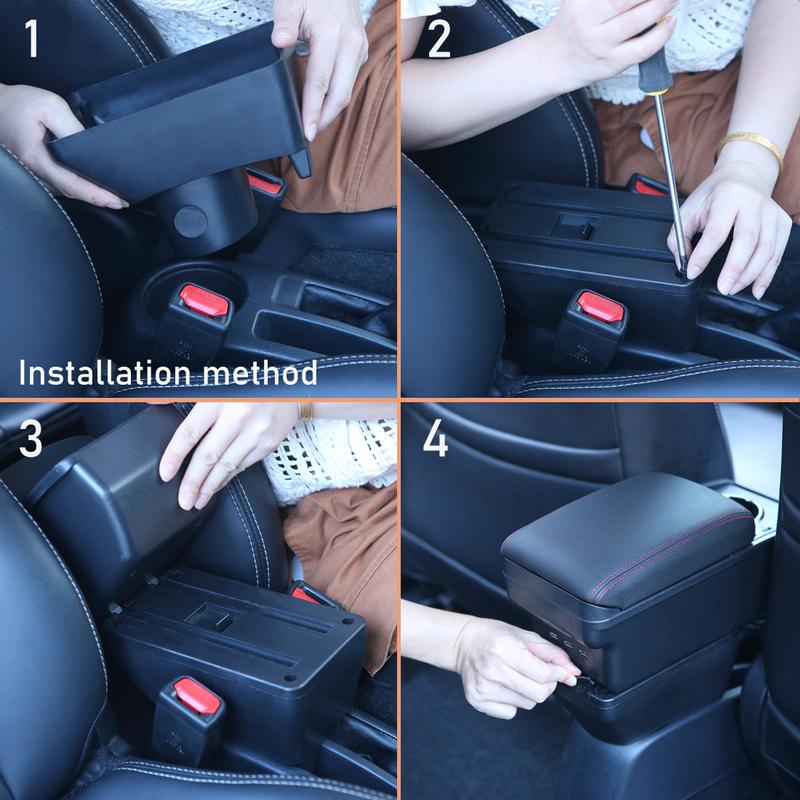 For Renault Clio 4 Armrest Box For Renault Captur Clio 3 III IV Car Armrest Auto Storage Box Dedicated Interior Car Accessories