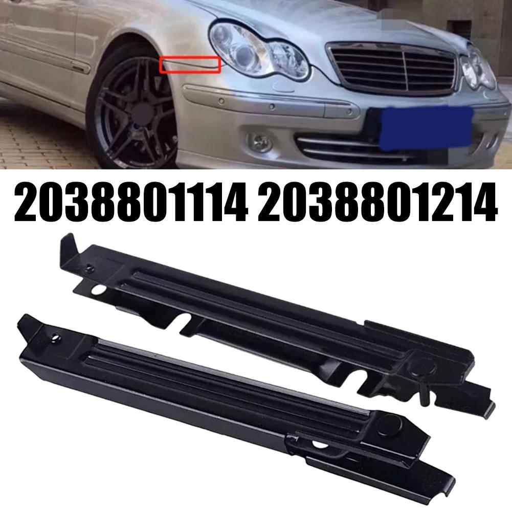 2Pcs Front Bumper Bracket End For Mercedes W203 C-Class 2038801114 2038801214 Car Accessories
