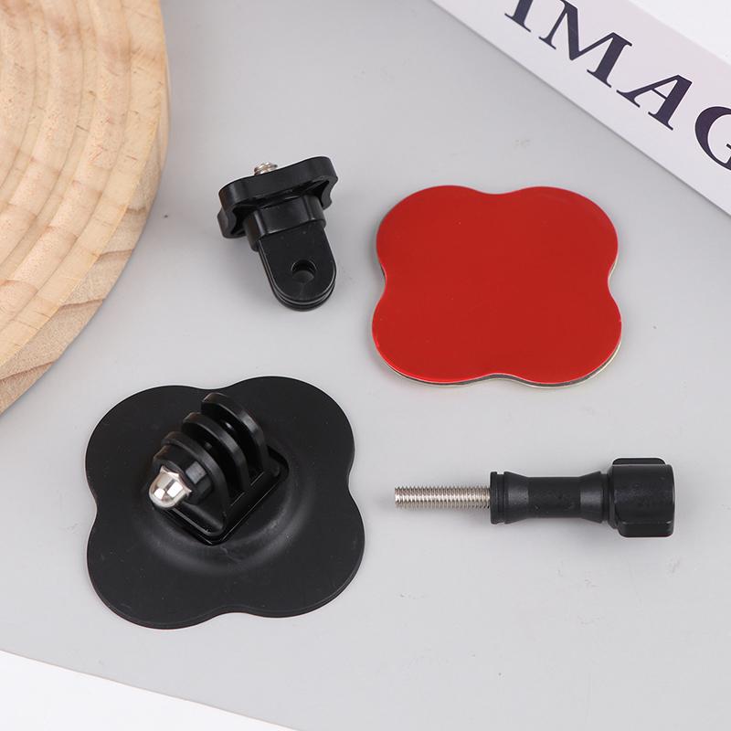 Universal Flexible Helmet Mount For 13 12 11 10 9 Insta360 X4 X5 Ace Pro Sports Camera Curved Flat Adhesive Base Accessory