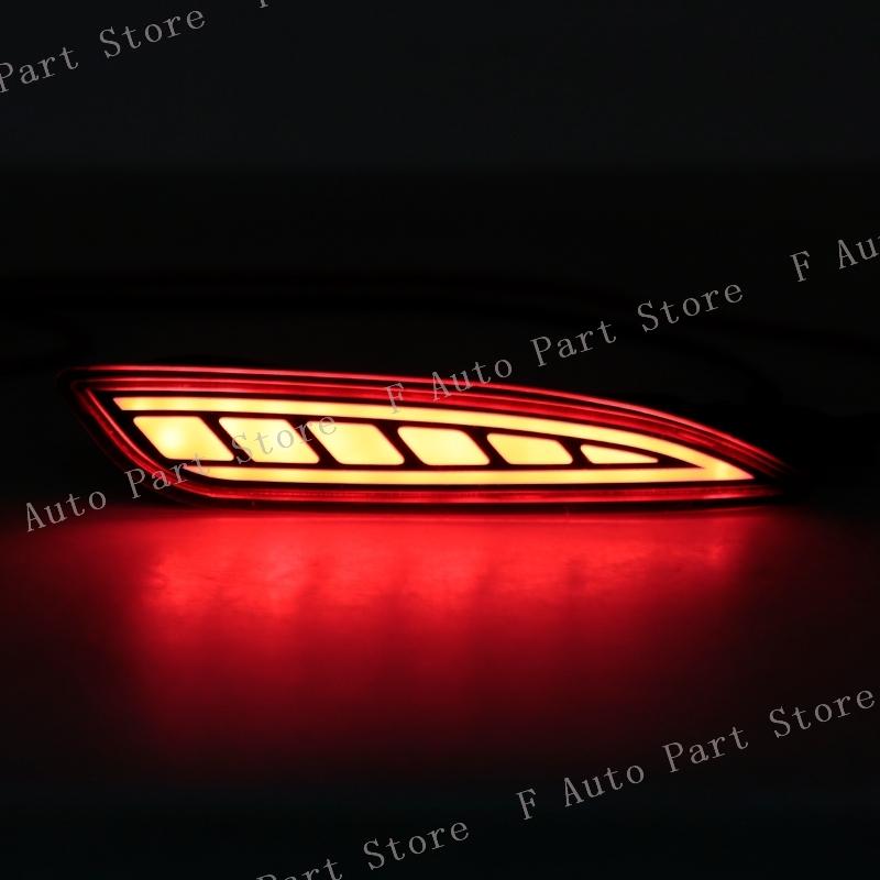 2PCS For Mazda CX-5 CX5 2022 2023 Rear Bumper Brake Light Tail Turn Signal Fog Lamp