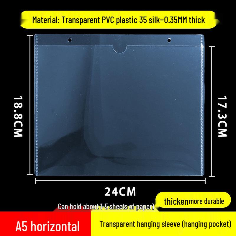 Durable Translucent Multi-Size Document Sleeve & Organizer