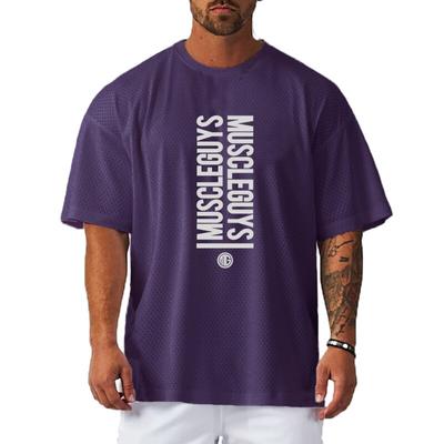 Neue Ankunft Sommer Jugend Dünne Sport kurzarm Schnell trocknend Atmungsaktiv Halbarm T-shirt männer Fitness Mesh Top Lose