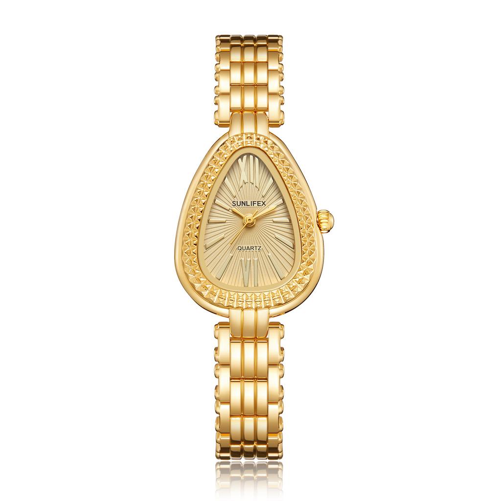 Exquisite Golden Snake Head Light Luxury Girls Watch Women'S High Value Women'S Watch