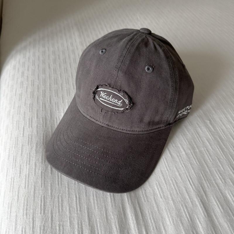 Cotton Baseball Cap For Women With Sun Protection And Embroidered Letters For Casual And Chic Style