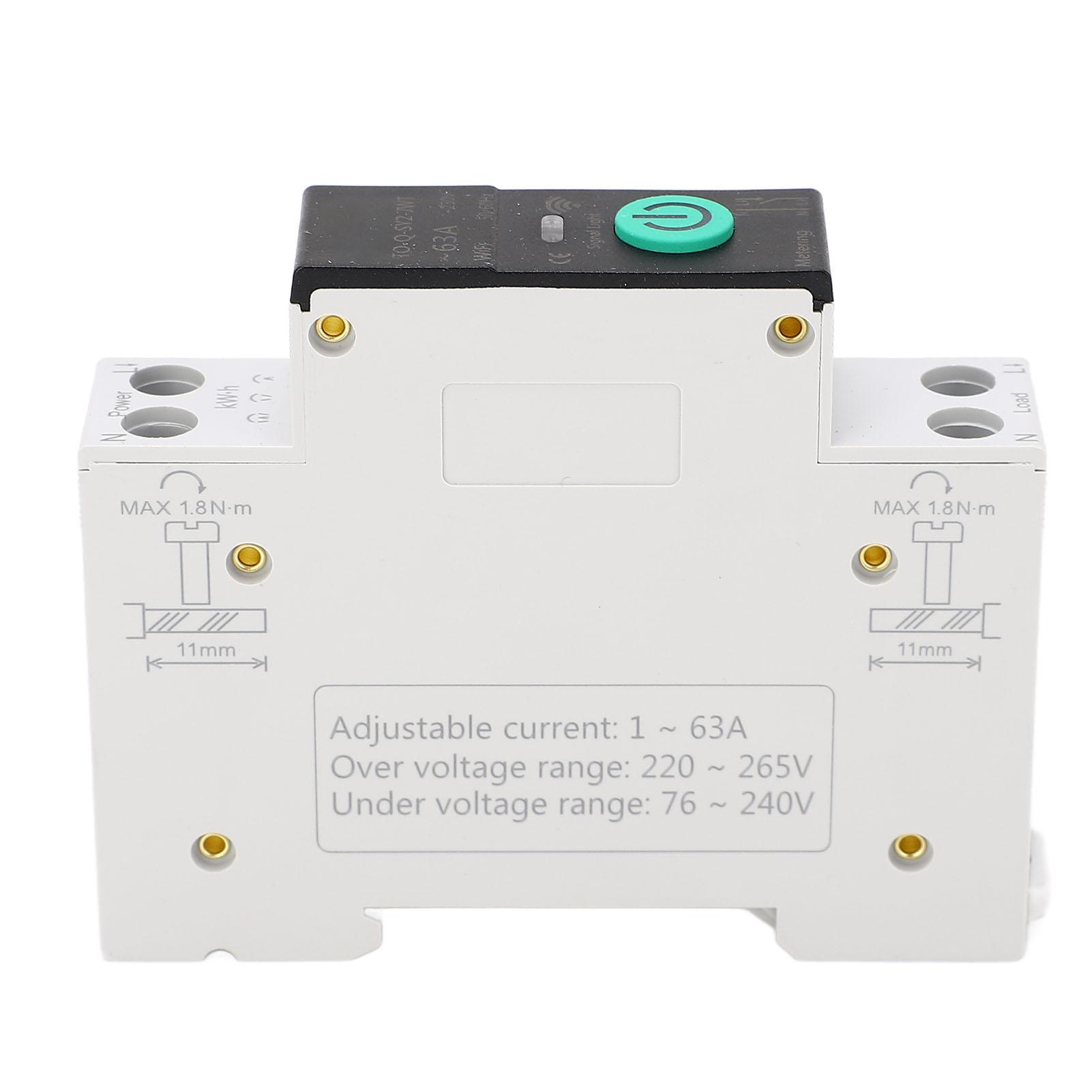 

Circuit Breaker WiFi Appliances Control Switch 3 Timing Modes 90V‑240V for Home Room