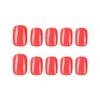 Solid Color Collection: Reusable Short Nail Stickers
