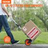 Folding Hand Truck, 275 lbs Load Capacity, Aluminum Portable Cart, Convertible Hand Truck and Dolly with Telescoping Handle and PP+TPR Wheels, Ultra