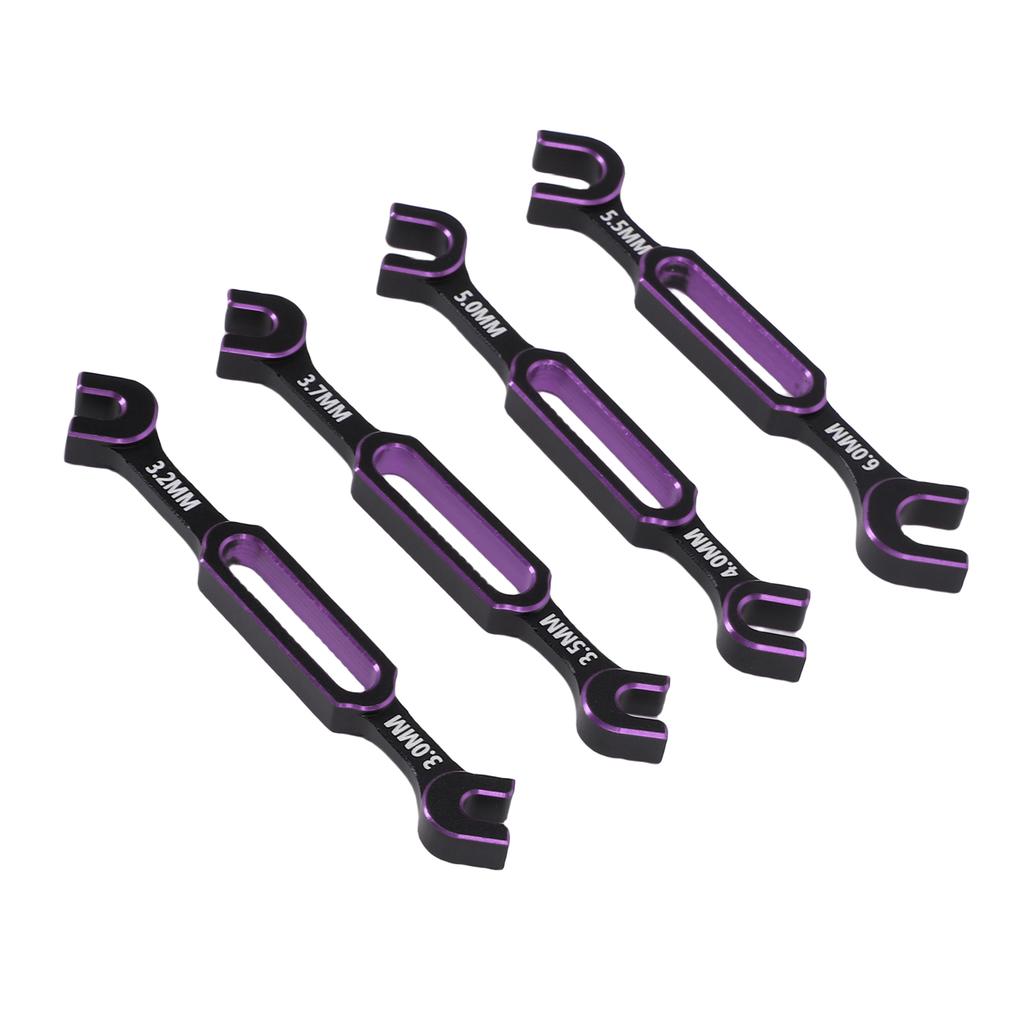 4 Pcs RC Wrench 3.0 3.2 3.5 3.7 4.0 5.0 5.5 6.0mm Turnbuckle Nut   Joint Remover RC   Repair Tool for RC Crawler Car Boat