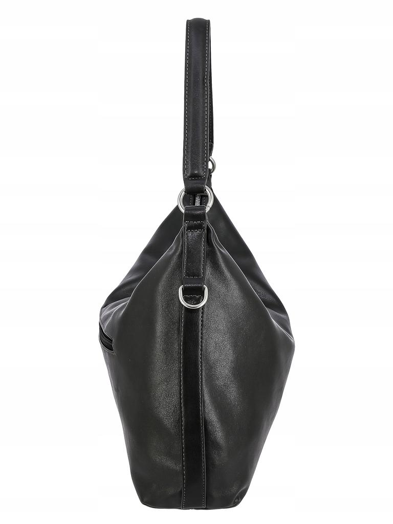 David Jones women's shoulder bag, eco-leather, black