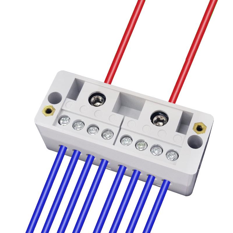 Självlyftande kopplingsdosa: 2-i-8/12/4 Ut Hushållstråddelare Kopplingsplint