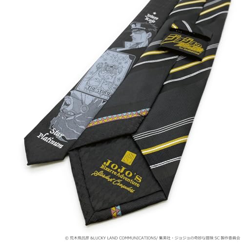Florence Spec JoJo's Bizarre Adventure Part 3 Tie, Jotaro JJN000005-002, Black 1, Standard Size