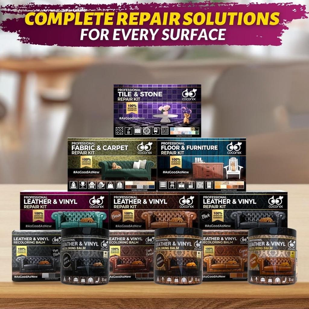 Pruun nahast vinüülist remondikomplekt – diivani turvaiste ehtne nahk itaalia naha liim Bycast nahast polüuretaan