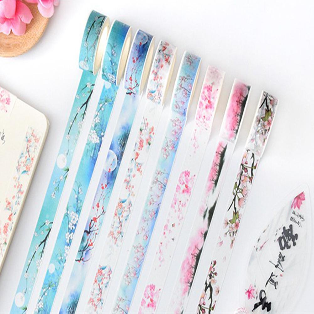 Tearable Washi Tape DIY Scrapbooking Masking Tape Sticker School Office Supply