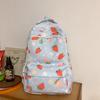 Schoolbag1011 New Casual Middle School Student Backpack Trend College Student Backpack Large Capacity Travel Versatile Student School Bag