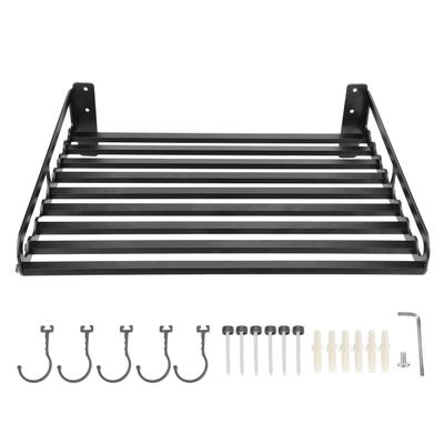 Wandmontierter Mikrowellenherd Regal Halterung Aufbewahrungsregal Halter Haushalt Küchenorganisator 50x40cm
