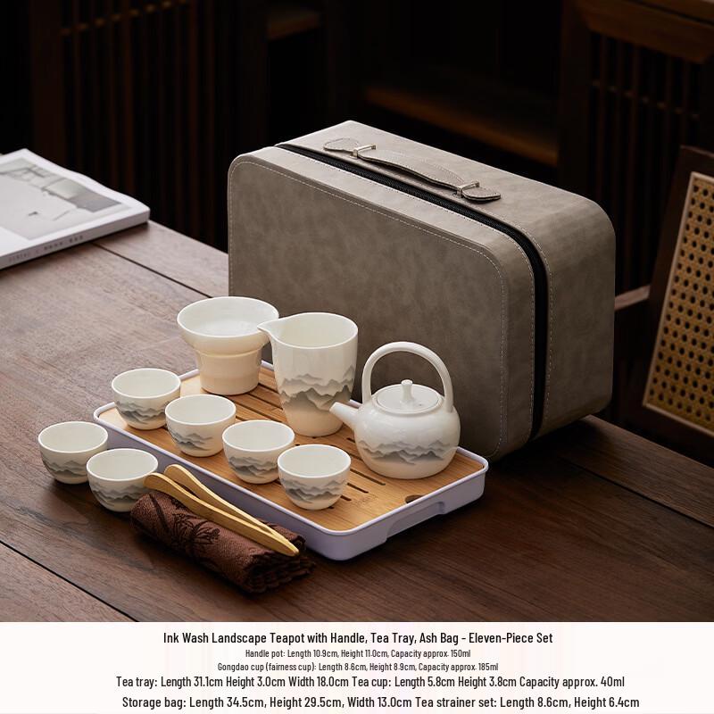 Luo Yangzhi Jade Ceramic Kung Fu Tea Set