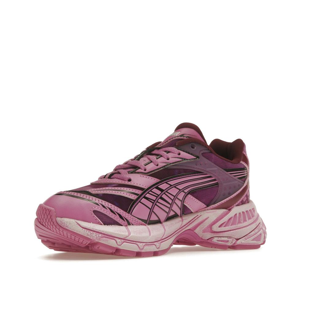 PUMA X PLEASURES Velophasis Overdye Unisex Grape Wine Mauve Pop Low Top Lifestyle Sneakers 391696-01