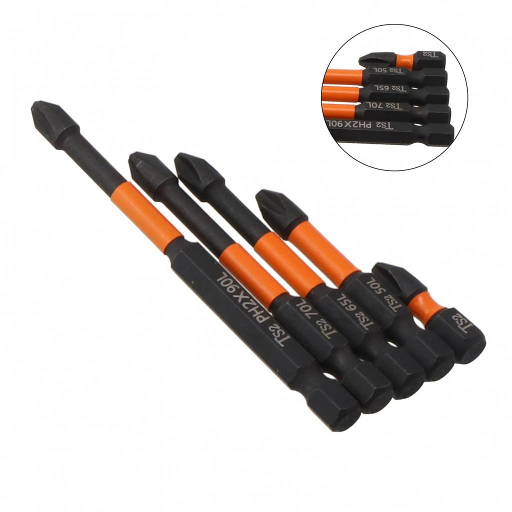 1/4Inch Hex Screwdriver Bits 65mm 70mm Alloy Steel