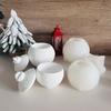Flexible Silikonform für Schneeflocken-Kugel-Kerzenhalter, perfekt für Festival-Feiertagsdekorationen und kreative DIY-Projekte