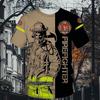 Firefighter Graphic 3D Print Men's T-shirts Summer Casual O-Neck Short Sleeve T-shirts