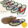 Geta Made of Japanese Rush Round Tatami Geta Rush Tatami Large L [Takeharu] Women's Sandals, Grass, Shape, Sandals, Grass, Sandals, Cute, Size,