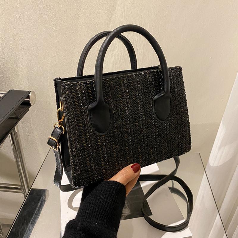 Summer Net Red Grass Woven Bag Crossbody Bag New Japanese Fashion Small Fresh Woven Shoulder Bag