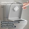 Household Smart Toilet Automatic Disinfection Lamp with LED Germicidal Purple Light Deodorizer USB Charging