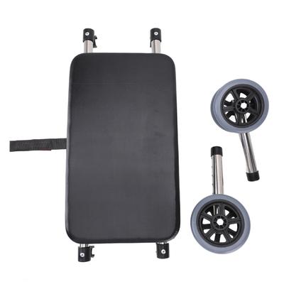 Walker Wheel Seat Attachment Set Adjustable Height Easy Installation Wheeled Walker Rest Seat Plate Set for Elderly