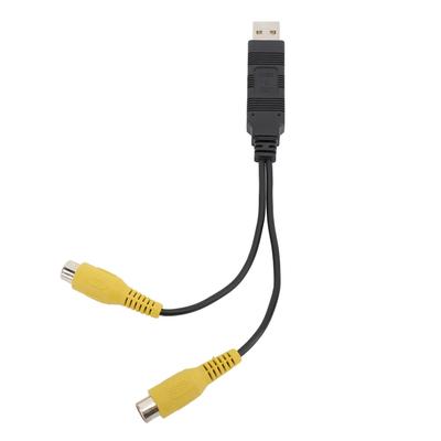 USB To CVBS Video Output Adapter HD Video Easy To Use USB To RCA Interface Cable Adapter for