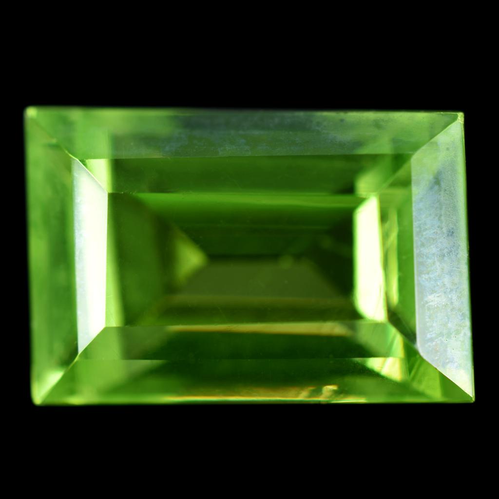 PERIDOT Emerald Cut Green 8-10 Ct CERTIFIED Rare Loose Gemstone Each Ring Size