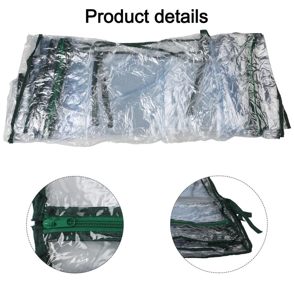 Greenhouse Cover Plant Growth Rolling Door Easy Ventilation