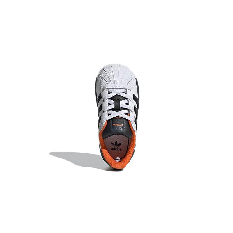 adidas Originals Superstar El Cushioning Low Top Toddler Shoes White Black Infant And Toddler FV3693