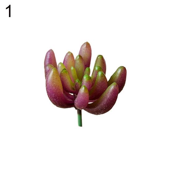 

Искусственное суккулентное растение, флокирующее DIY, мебель для домашнего офиса, декор бонсай