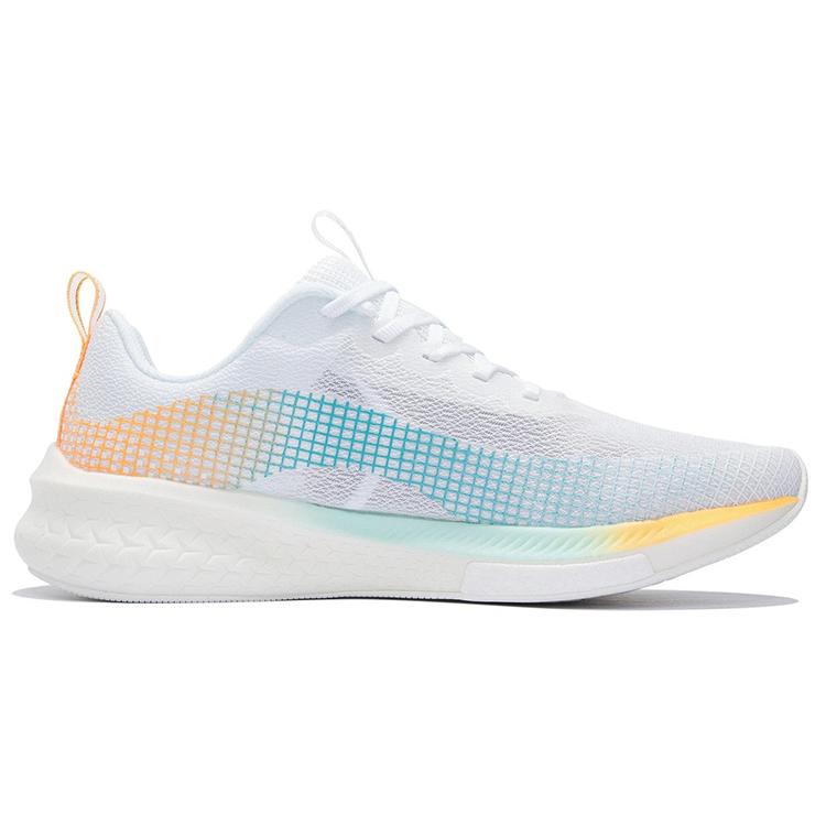 New LiNing Red Hare 5 Pro Cushioning Anti Slip And Wear Resistant Low Top Running Shoes Men's White ARMS003-7