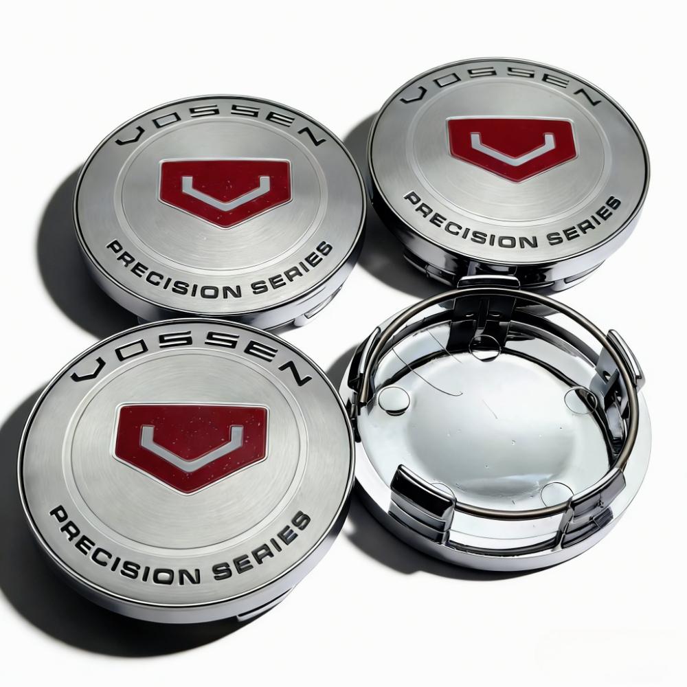 4pcs Vossen Logo Emblem Badge Car Wheel Center Caps O.D 58MM 54MM Wheels Hub Cap Rim Hubcaps Dust Cover Replace Car Accessories