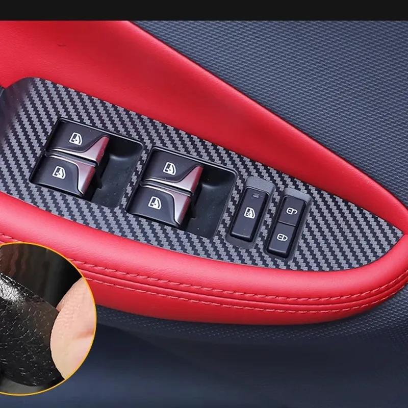 Für Changan UNI-T Unit     2024 2025 Auto Zubehör Kohlefaser Fensterheber Knopf Schalter Panel Verkleidung