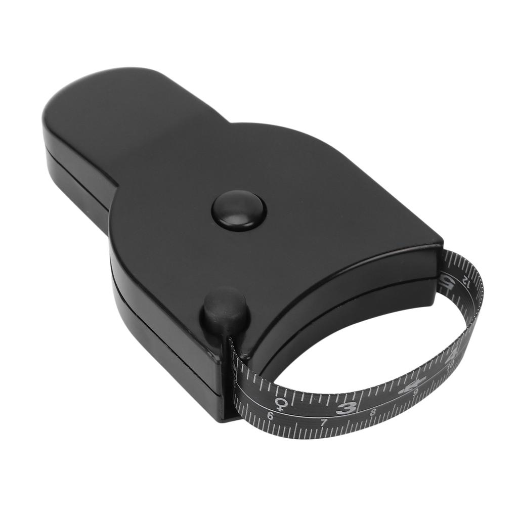 Körpermaßband Doppelskala Gewichtsverlustmaß Messband für Körpernähen Schwarz