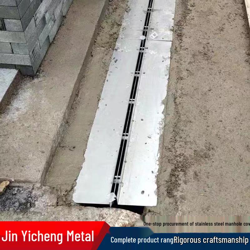 304 Stainless Steel Slotted Linear Drainage Trench Cover Plate