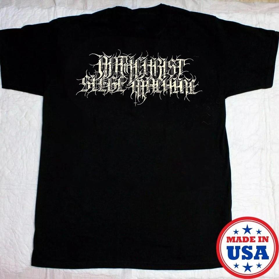 Antichrist Siege Machine Logo TShirt Rock Band Tee S-5XL KK2534
