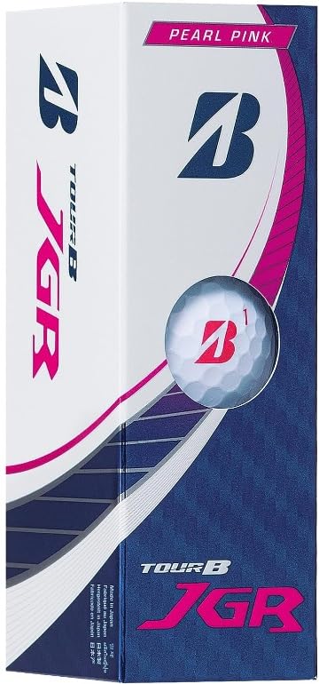 Bridgestone Golfbälle TOUR B JGR 2023 Modell 2 Dutzend mit Bonus (Perlrosa_2 Dutzend)