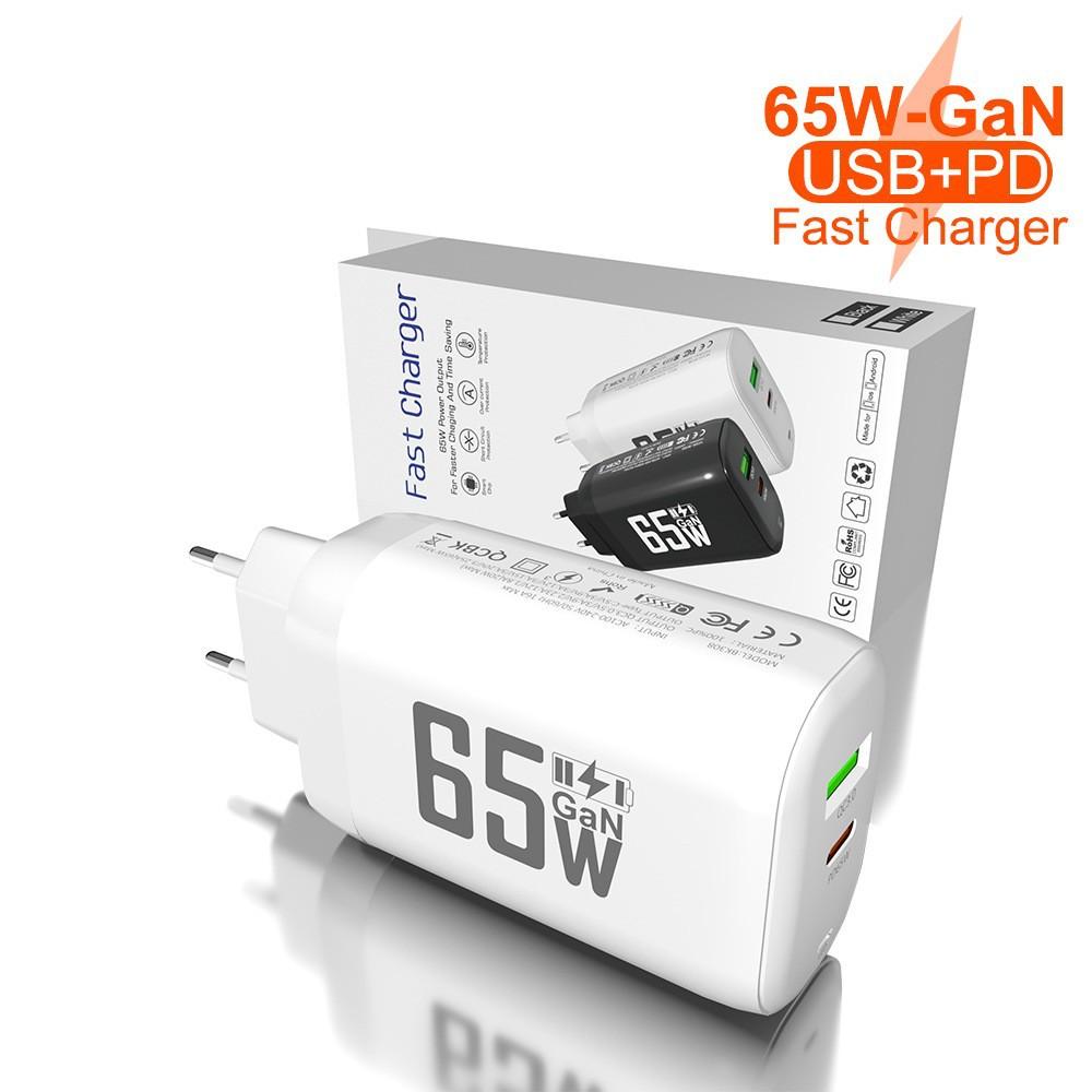 65W nabíječka GaN USB typu C Rychlá nabíječka PD 45W QC3.0 Rychlá nabíječka USB C typu C pro Macbook Laptop iPad iPad iPhone 15 Samsung