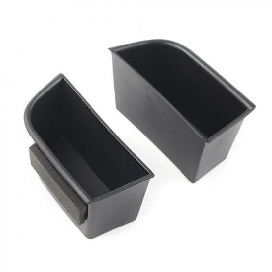 2x Car Front Door Handle Armrest Storage Box Tray Bin For MKZ 2017-2018