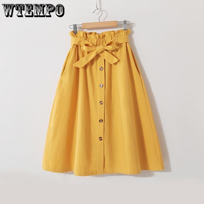 Women's Temperament Long Section High Waist Slim Skirt Elastic Waist Solid Color Skirt Casual Skirt