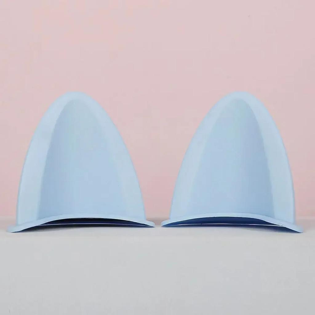 2pcs Helmet Cat Ears Decoration Moto Electric Car Driving Styling Cute Cat Ears Stickers Decor Helmet Accessories