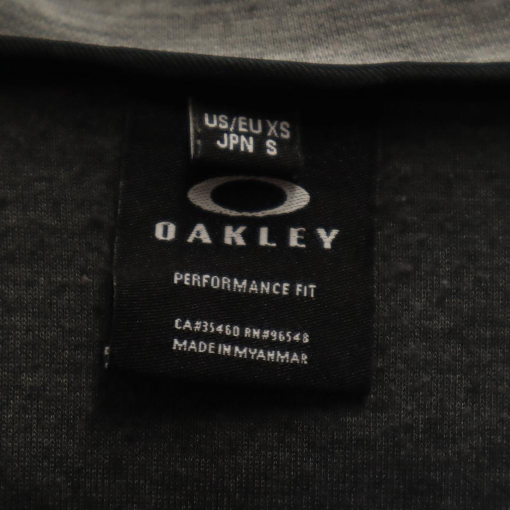Oakley Long Sleeve Zip Hoodie S Gray Men's Used