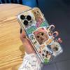 Cute Cat Comic Phone Case For IPhone 13 11 Case IPhone 15 17 13 12 14 16 Pro Max 16 Plus 17 Air Soft Silicone Shockproof Cover