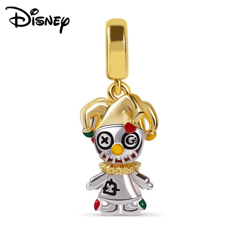 Disney 925 Silver Minnie Olaf And Halloween Monster Various Pendant Beads Suitable For Girls Diy Bracelet Necklace